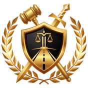 National Transportation Attorney Network National Transportation Attorney Network emblem: gavel, sword and shield with scales over a highway